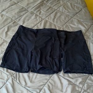 Biker shorts with pockets